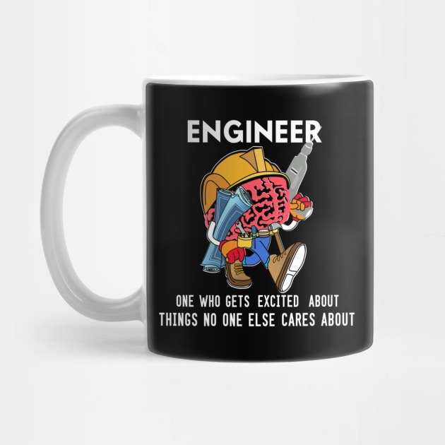 Funny Engineering - Mechanical Civil Engineer T-Shirt by Infinirish